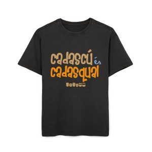 «Cadascú és cadasqual» — Camiseta oversize lavado acido