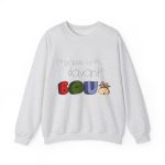 «No passis s’arada davant es bou» — Sudadera cuello redondo
