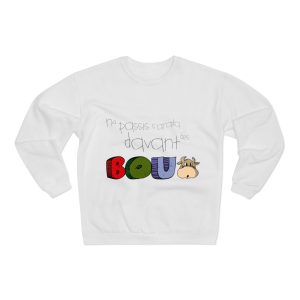 No passis s’arada davant es bou — Sudadera cuello redondo premium
