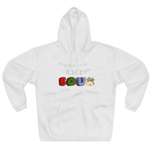No passis s’arada davant es bou — Sudadera con capucha cerrada