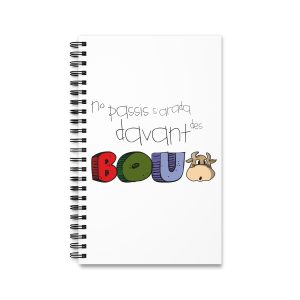 No passis s’arada davant es bou — Cuaderno de espiral