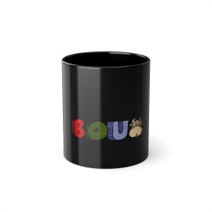 No passis s’arada davant es bou — Taza negra 325 ml