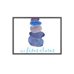 Ses fites clares 2 — Poster con marco de madera