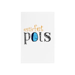 Esic fet polç — Cartel de metacrilato con soporte