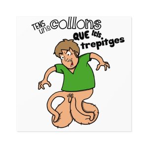 Collons — Pegatinas laminadas cuadradas