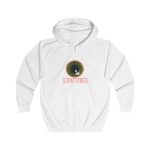 «Mos veim» rosa — Sudadera con capucha y cremallera