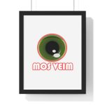 «Mos veim» rosa — Poster enmarcado vertical