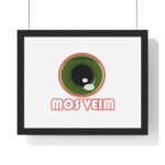 «Mos veim» rosa — Poster enmarcado horizontal
