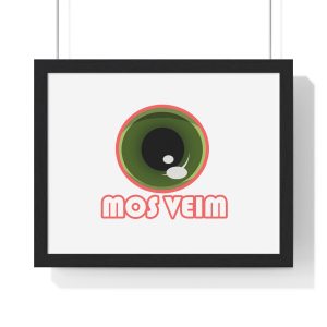 «Mos veim» rosa — Poster enmarcado horizontal