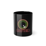 «Mos veim» rosa — Taza negra 325 ml