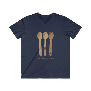 Cuereta — Camiseta hombre entallada cuello de pico