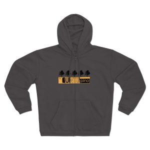 unisex Quinto Pino Taronja — Sudadera capucha con cremallera premium