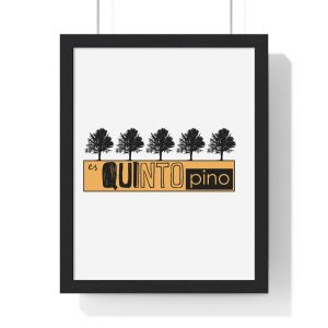 unisex Quinto Pino Taronja — Poster enmarcado vertical