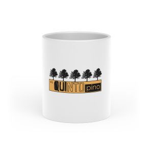 unisex Quinto Pino Taronja — Taza con asa de corazon