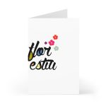 «Una flor no fa estiu» — Tarjetas de felicitacion (7 uds.)