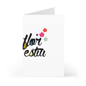 «Una flor no fa estiu» — Tarjetas de felicitacion (7 uds.)