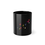 «Una flor no fa estiu» — Taza negra 325 ml