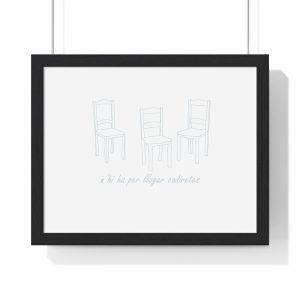 Cadiretes — Poster enmarcado horizontal