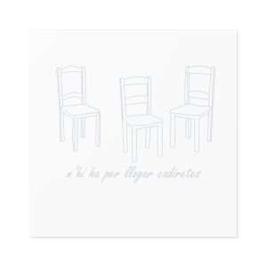 Cadiretes — Pegatinas laminadas cuadradas