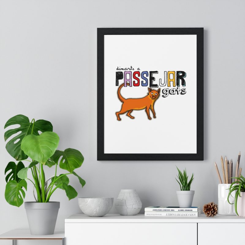 fulfilment-30118-dimarts-a-passejar-gats-poster-enmarcado-vertical-4