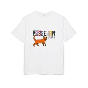 Dimarts a passejar gats — Camiseta oversize gruesa