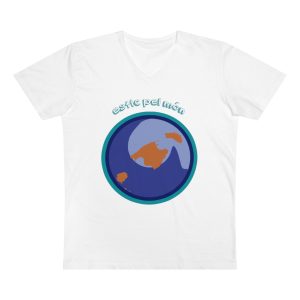 «Estic pel món redó» — Camiseta hombre cuello de pico Presenter