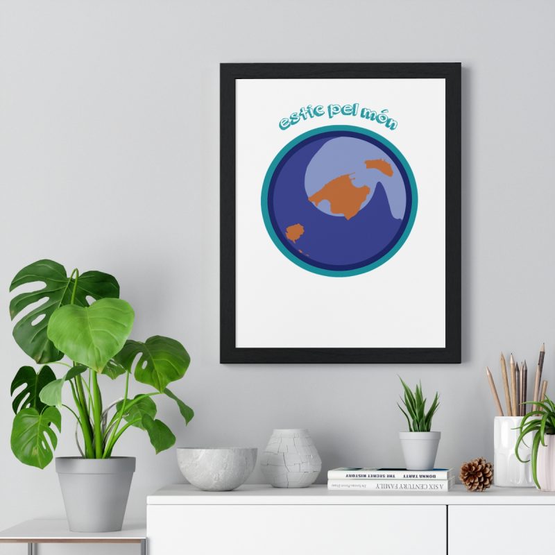fulfilment-30144-camiseta-estic-pel-mon-redo-poster-enmarcado-vertical-4
