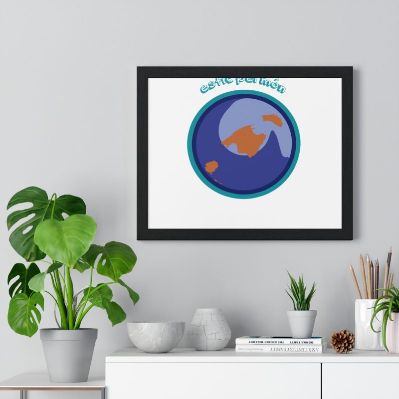 fulfilment-30144-camiseta-estic-pel-mon-redo-poster-enmarcado-horizontal-4