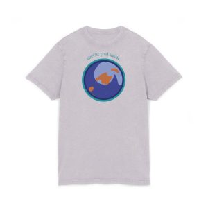 «Estic pel món redó» — Camiseta lavado acido cuello redondo