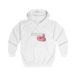 «Qui pets envia» — Sudadera con capucha y cremallera