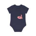 «Qui pets envia» — Body bebe manga corta organico