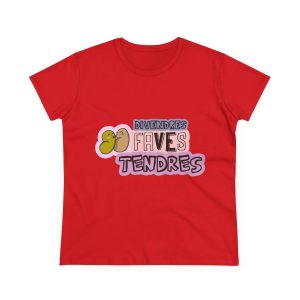 «Divendres, faves tendres» — Camiseta mujer algodon medio