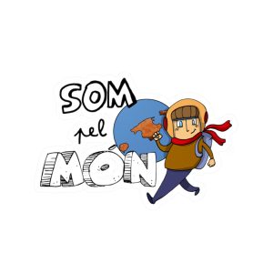 «Som pel món» — Pegatinas de vinilo troqueladas