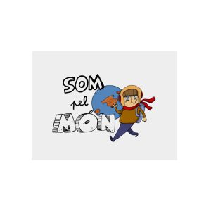 «Som pel món» — Panel de aluminio