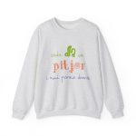 «Cada dia va pitjor i avui pareix demà» — Sudadera cuello redondo
