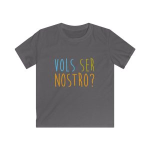 Vols ser nostro? — Camiseta infantil Softstyle