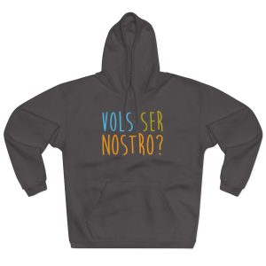 Vols ser nostro? — Sudadera con capucha cerrada