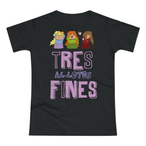 «Tres al·lotes fines» — Camiseta mujer punto liso