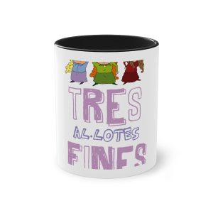 «Tres al·lotes fines» — Taza bicolor