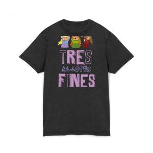 «Tres al·lotes fines» — Camiseta lavado acido cuello redondo