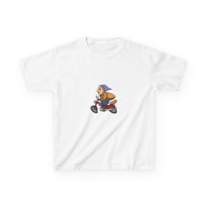Madocoloma en bicicleta — Camiseta infantil algodon grueso