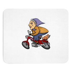 Madocoloma en bicicleta — Alfombrilla de raton