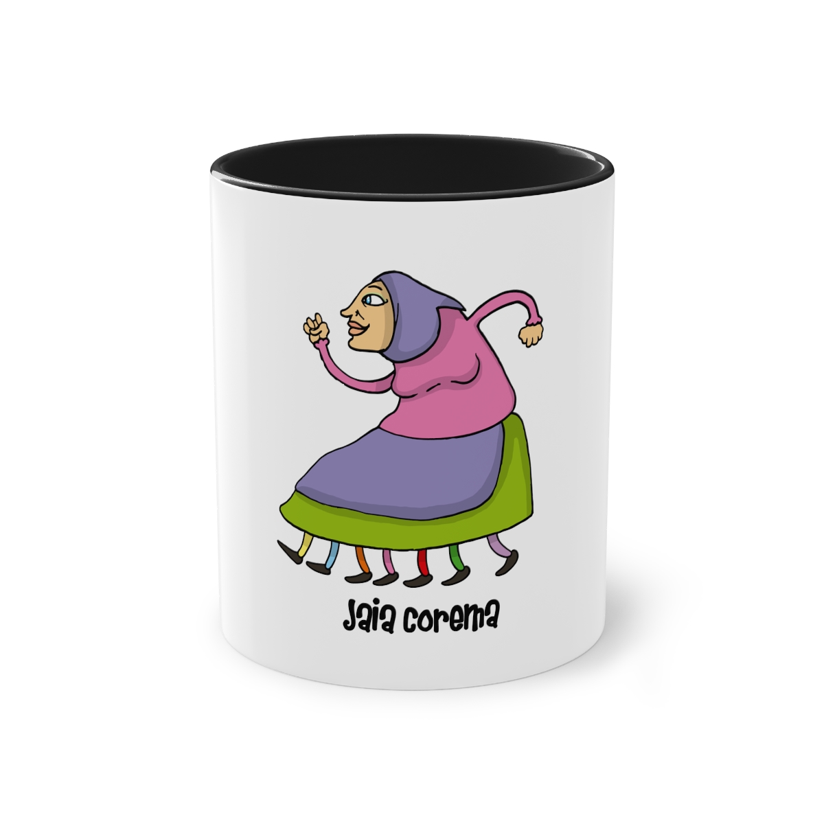 Jaia Coremá Lletres — Taza bicolor
