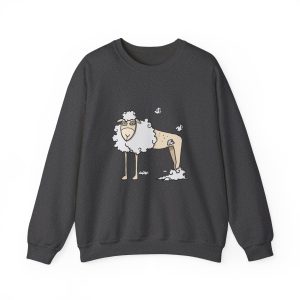 Tondra: una oveja entre nubes — Sudadera cuello redondo