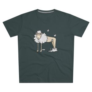 Tondra: una oveja entre nubes — Camiseta hombre corte moderno