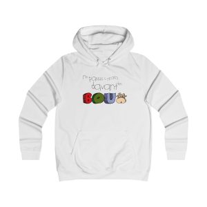 «No passis s’arada davant es bou» — Sudadera universitaria mujer