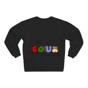 «No passis s’arada davant es bou» — Sudadera cuello redondo premium