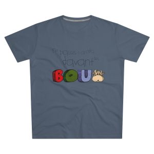 «No passis s’arada davant es bou» — Camiseta hombre corte moderno