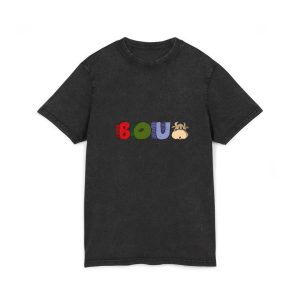 «No passis s’arada davant es bou» — Camiseta lavado acido cuello redondo