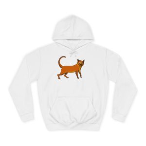 Moix – gato naranja de paseo — Sudadera universitaria